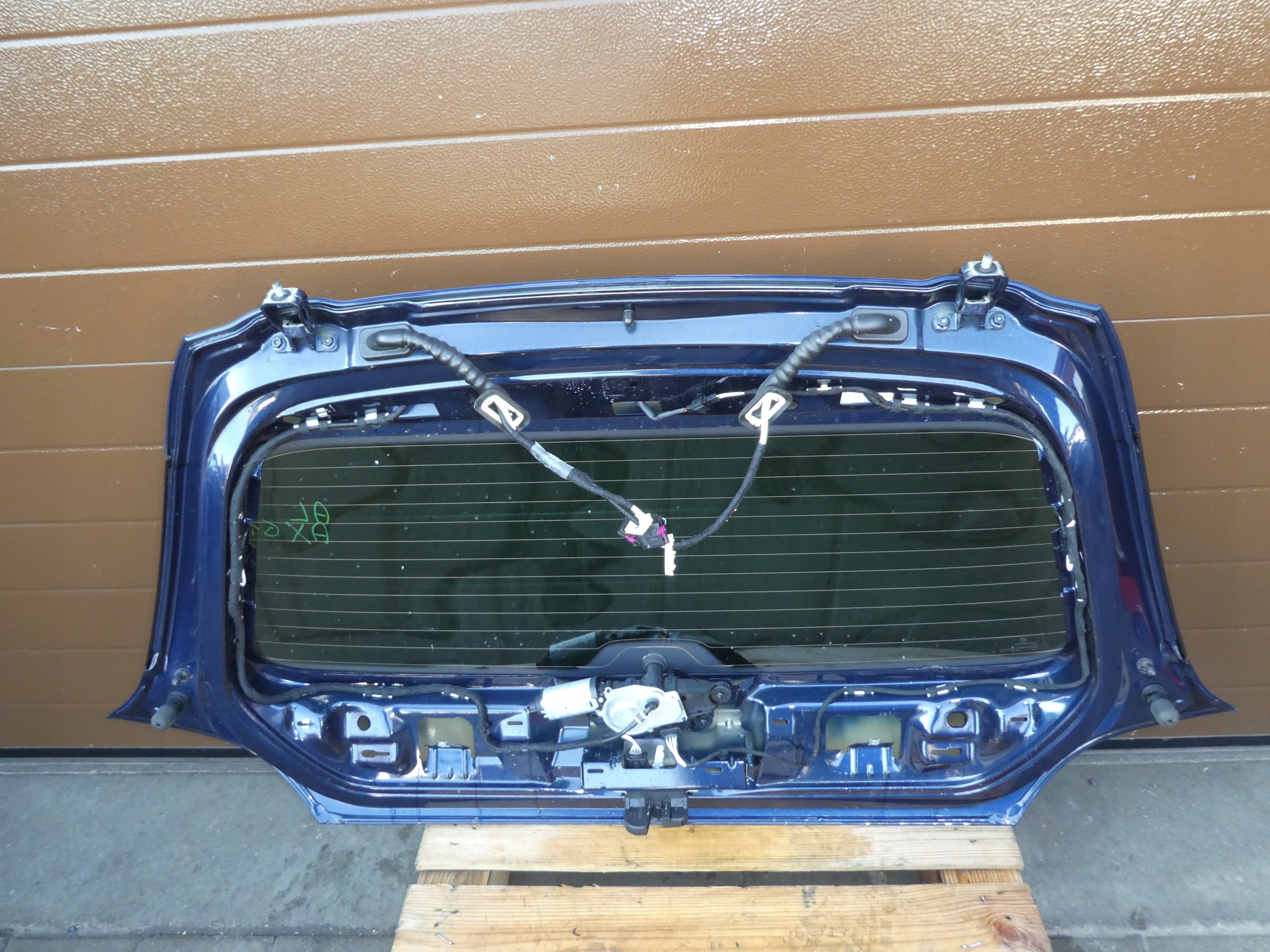 trunk door boot complete VW SCIROCCO blue