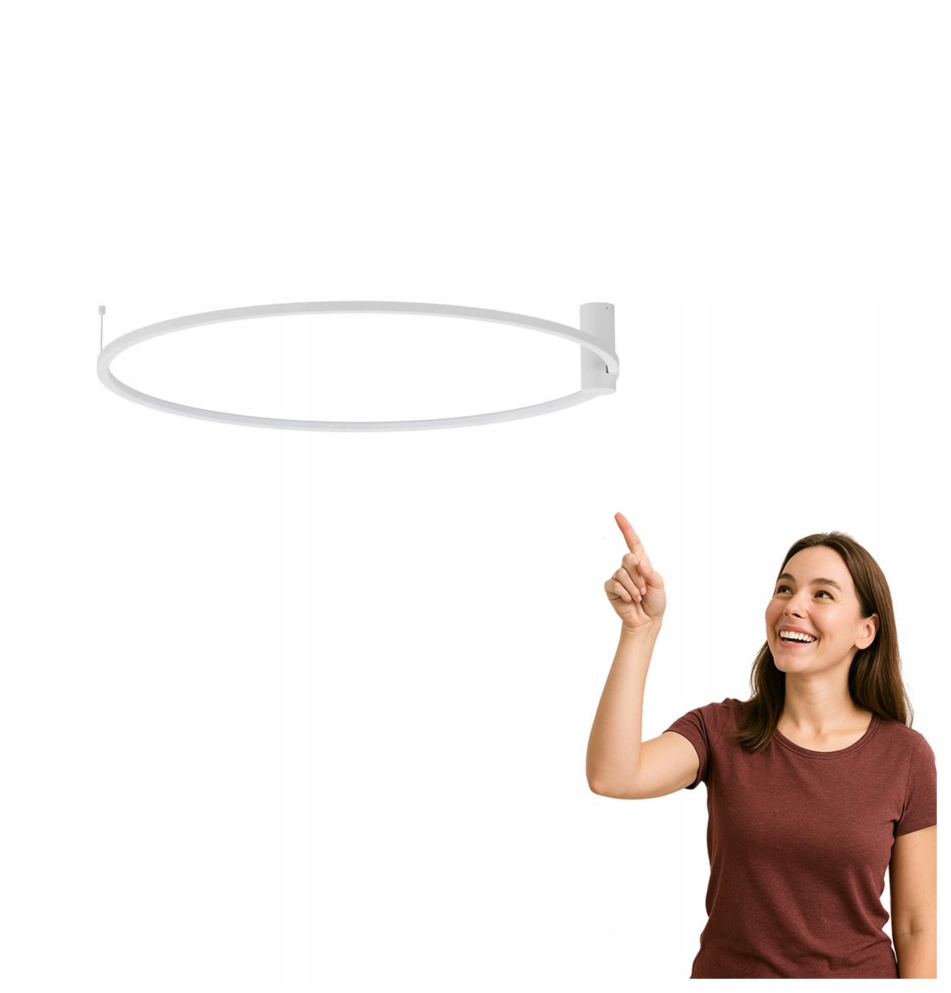 Lampa sufitowa Led Ringa Biały Yaskr