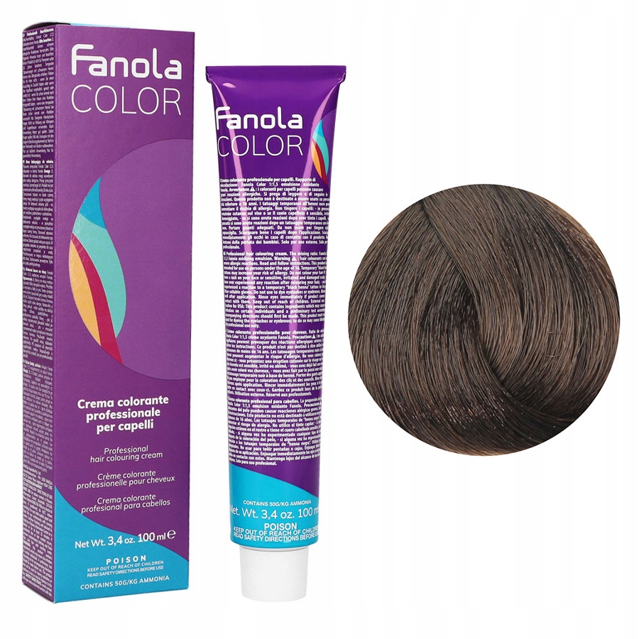 FANOLA 6.0 CREMA COLORE FARBA DO WŁOSÓW 100ML
