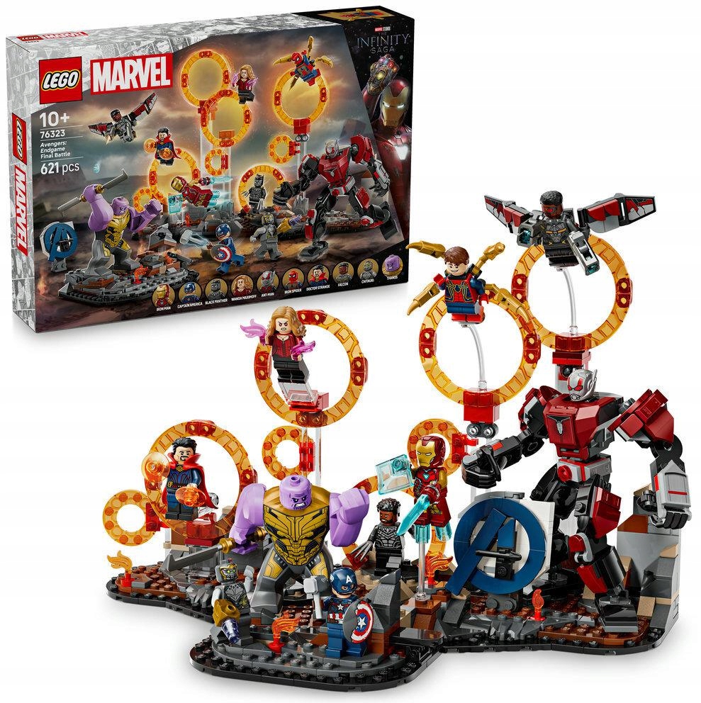 Lego Marvel 76323 Avengers Koniec gry ostateczna bitwa