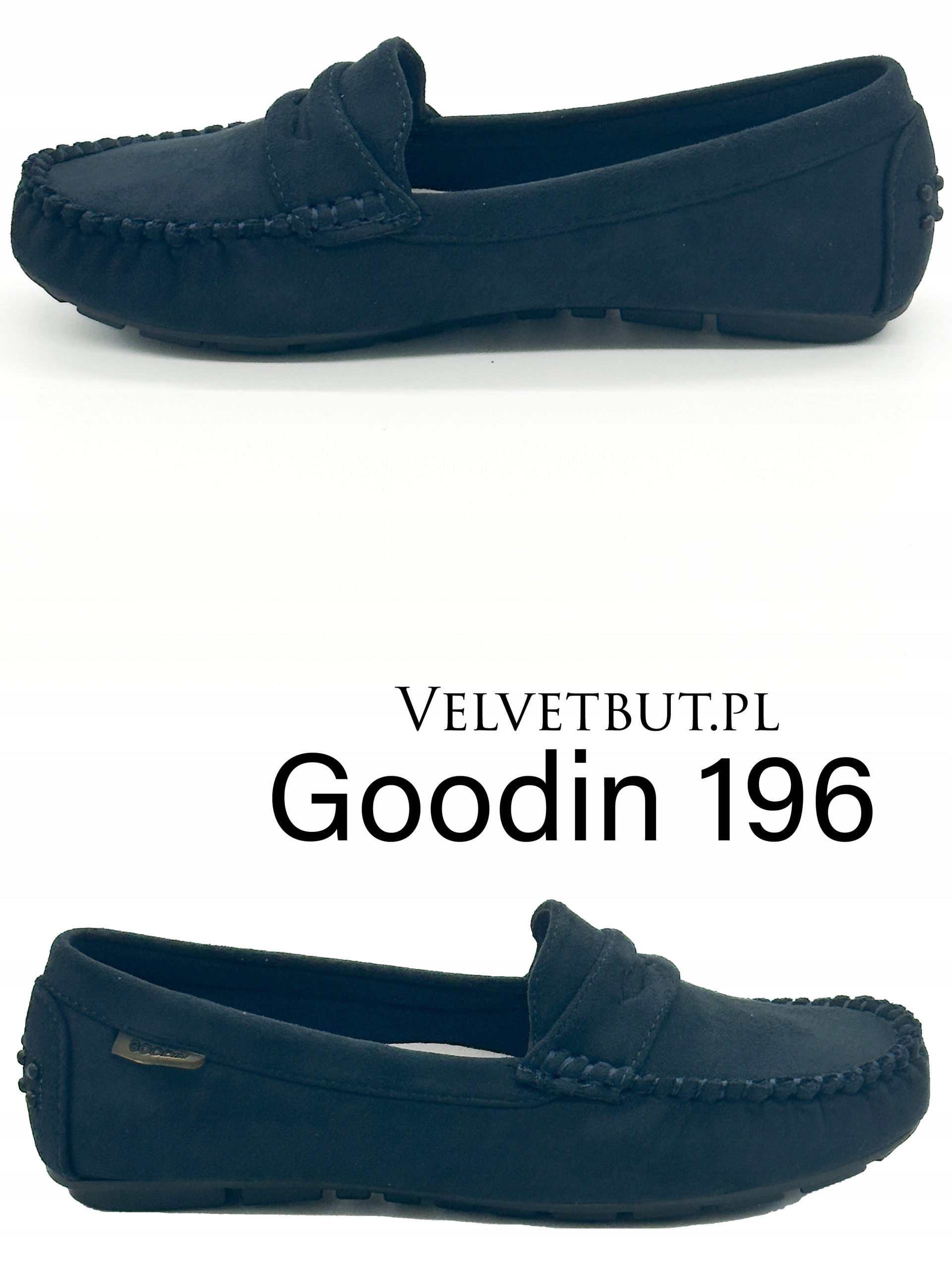 Dámské tmavě modré mokasíny Goodin 196 38