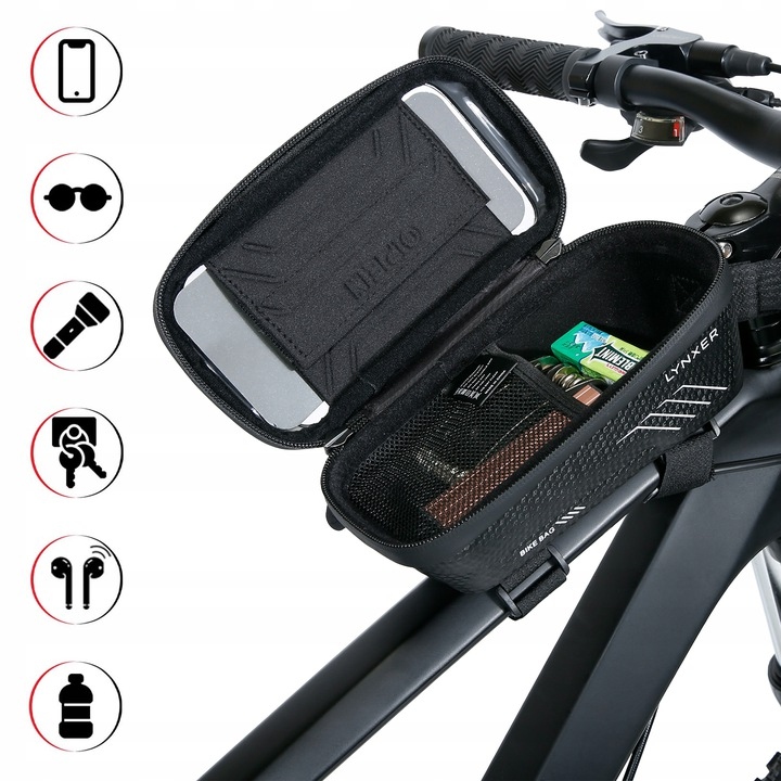 WODOODPORNY UCHWYT NA TELEFON SAKWA TORBA NA ROWER Stan opakowania oryginalne