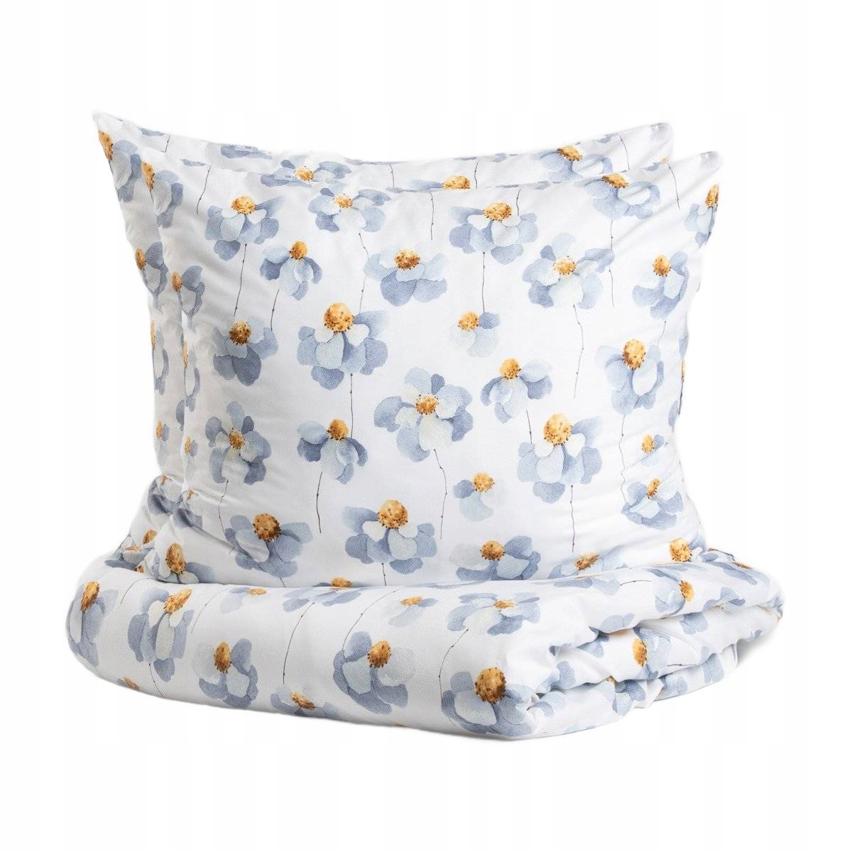 Pościel Ec Reita z mikrofibry w kwiatki 220x200 2*70x80 cm Homla