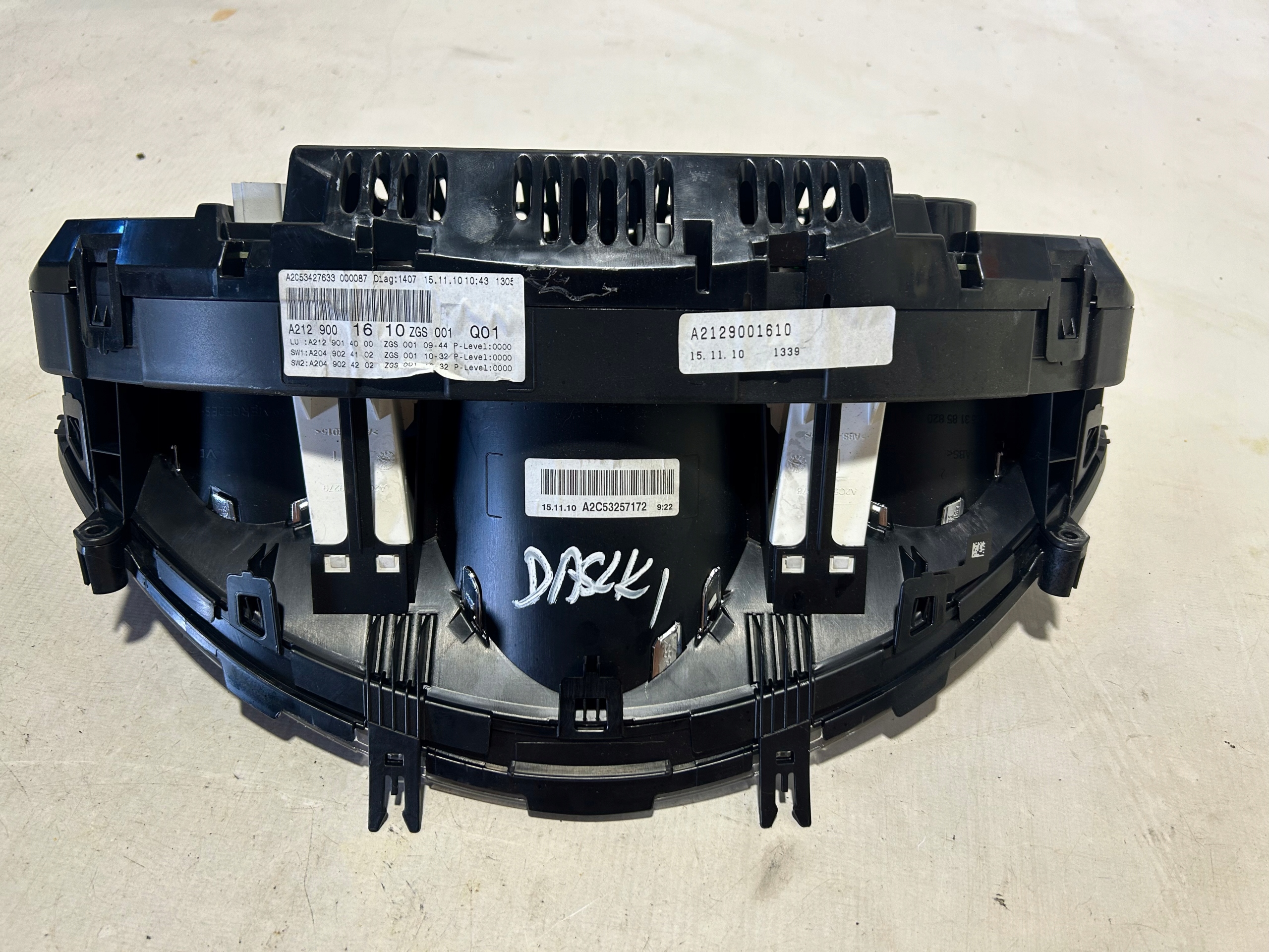 dials dials MERCEDES W204 2129001610 UK CDI