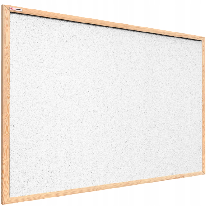 

Tablica korkowa biały korek 120x90 rama drewniana