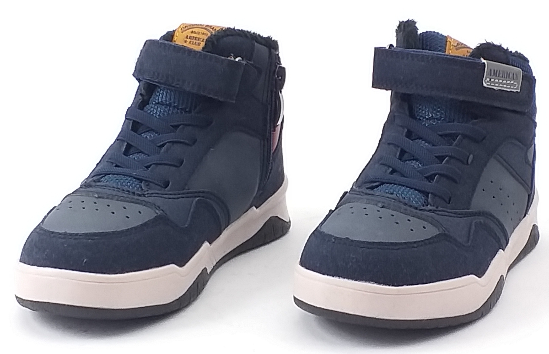 AMERICAN CLUB TRZEWIKI TRAPERY OBUWIE NA RZEP ZIMOWE DZIECIĘCE CIEPŁE 29 Kolor niebieski