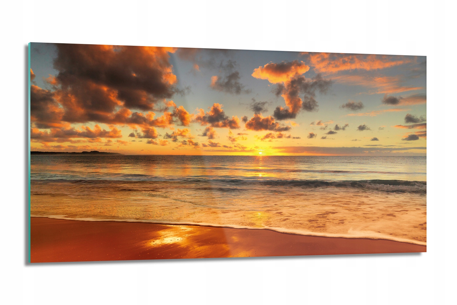 Kuchyňský panel na stěnu Pláž západ slunce 100x50