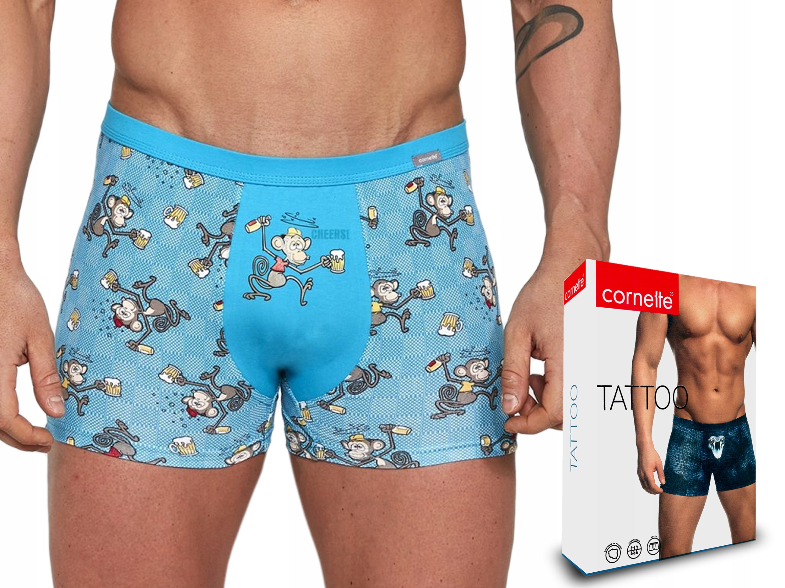 

bokserki Cornette Tattoo Cheers 280/194, L