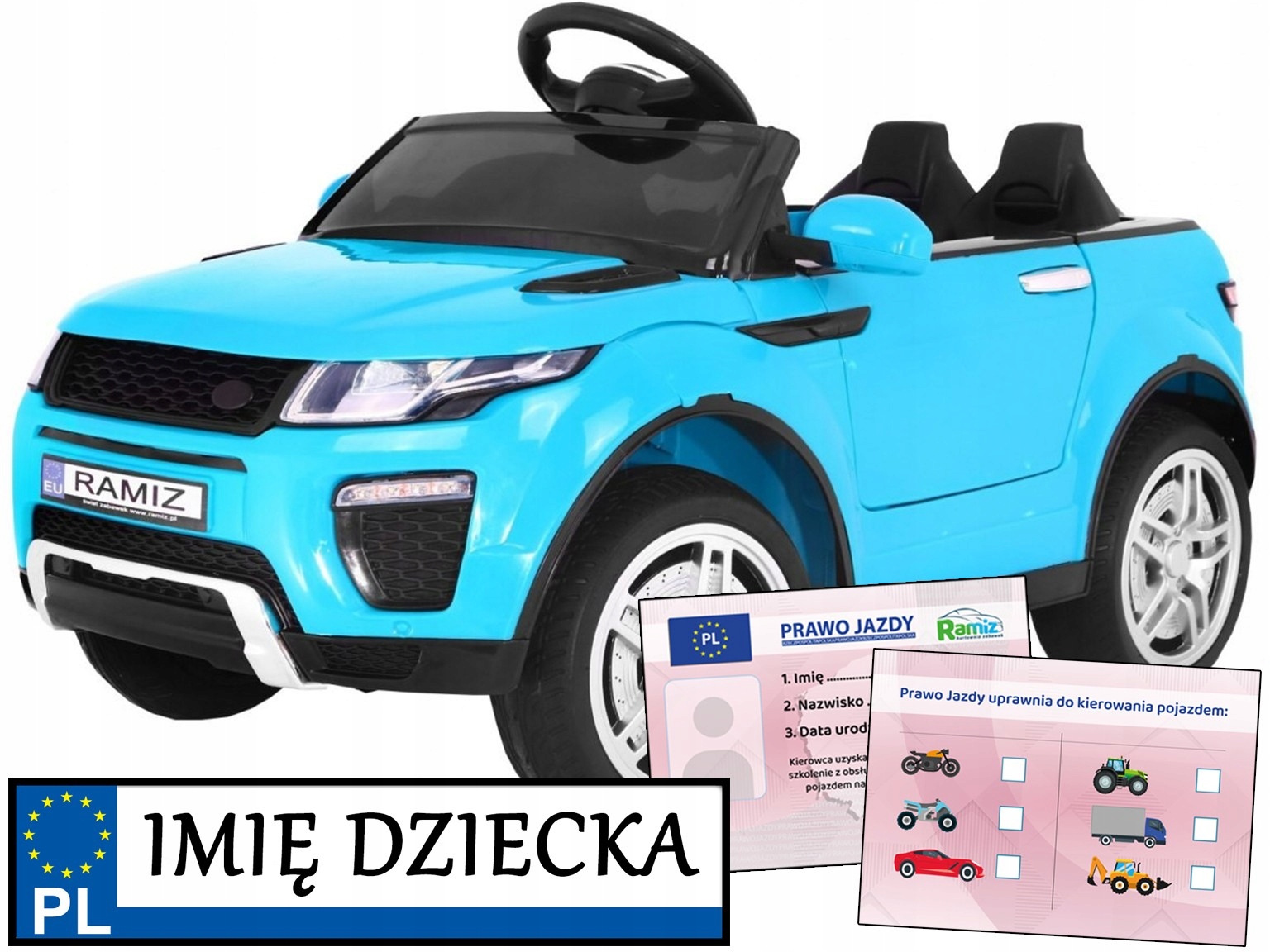 zdalnie sterowane autko na akumulator Rapid Racer samochód dla dziecka