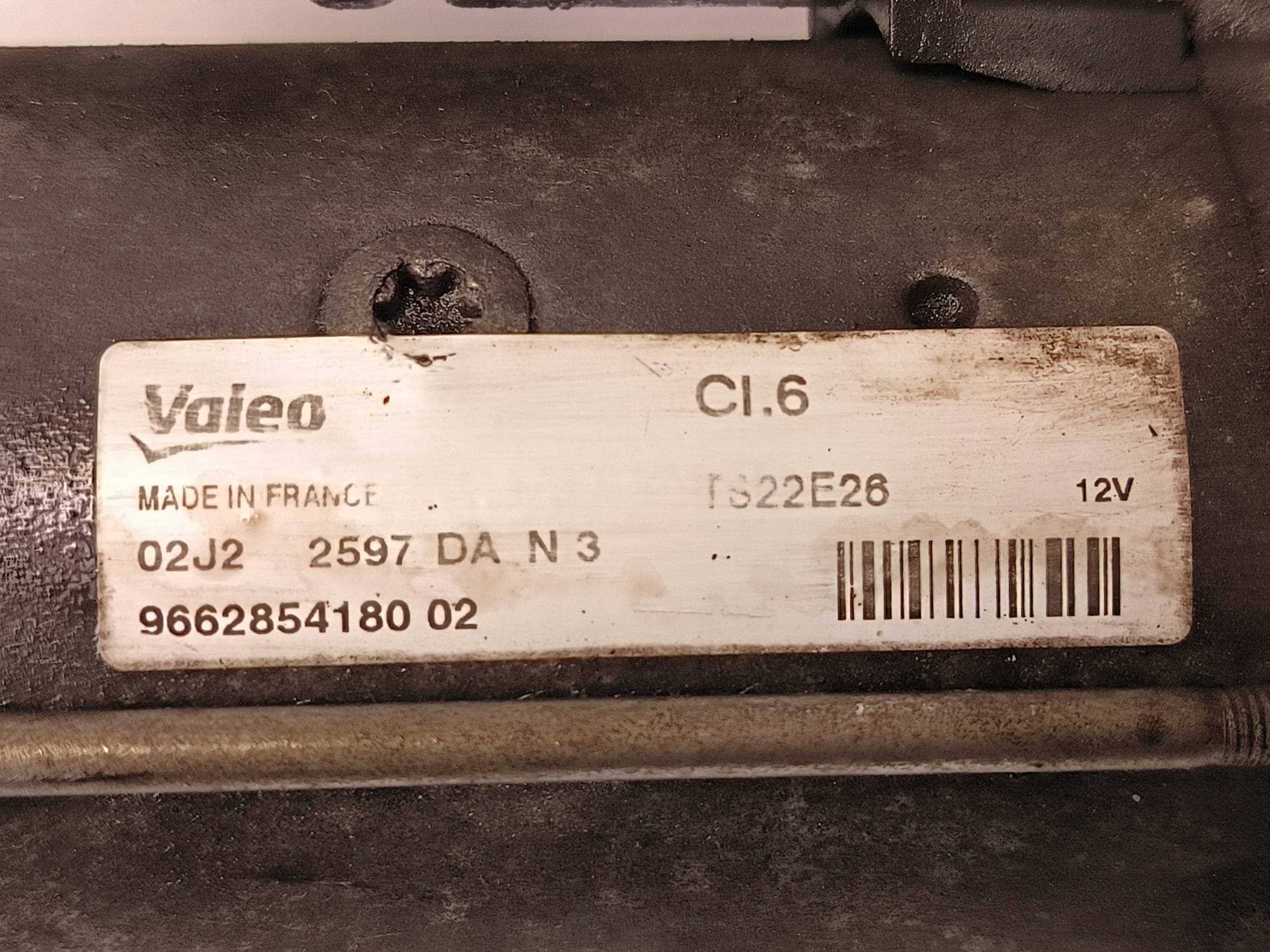 starter 96628544180 CITROEN XSARA PICASSO