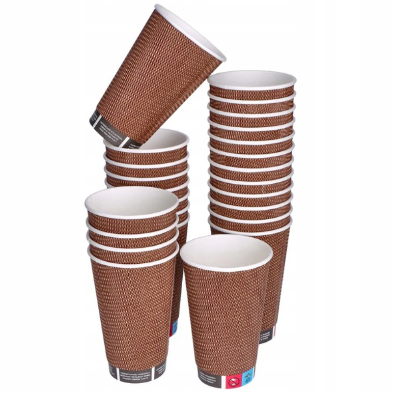 

Kubki papierowe Premium podwójna ścianka 510ml x25