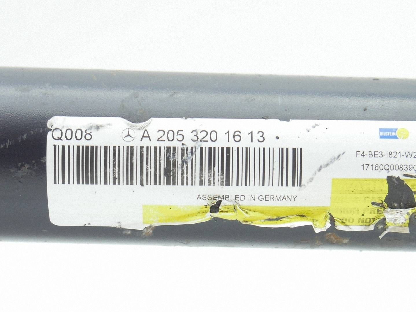 MCPERSON shock absorber left front MERCEDES W205 1.6 CDI A2053201613