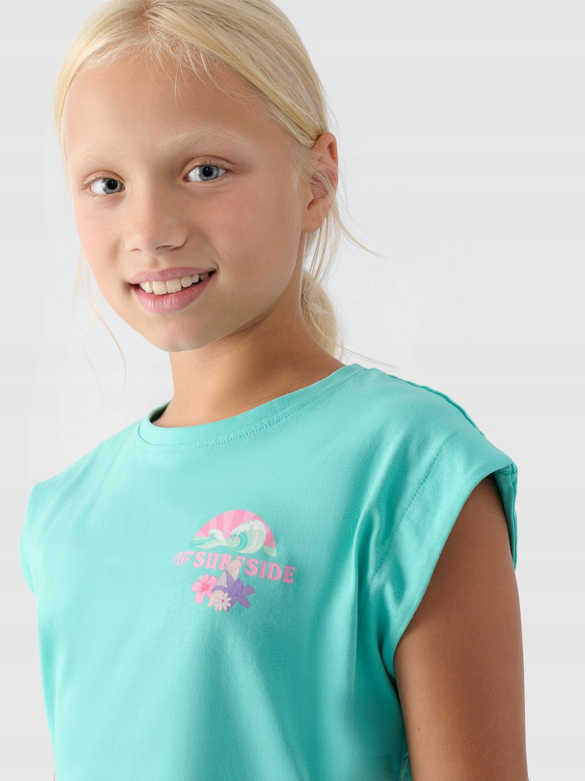 TOP DZIEWCZĘCY 4F 4FJRSS24TTSHF2052-35S-146 Marka 4F