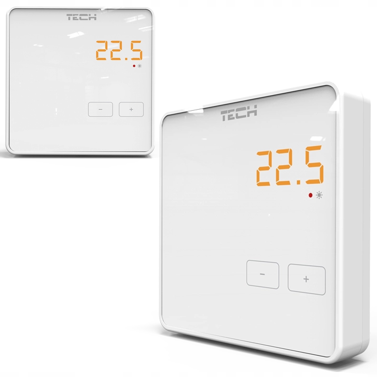 Bezdrôtový Regulátor Termostat Izbový Tech R-8z Pre Lištu