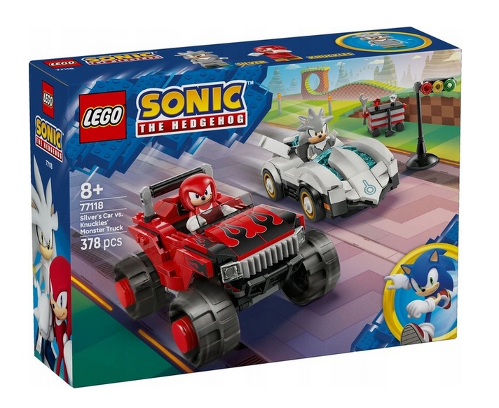 Lego 77118 Sonic – Stříbro V Autě Versus Klouby V Monster Trucku