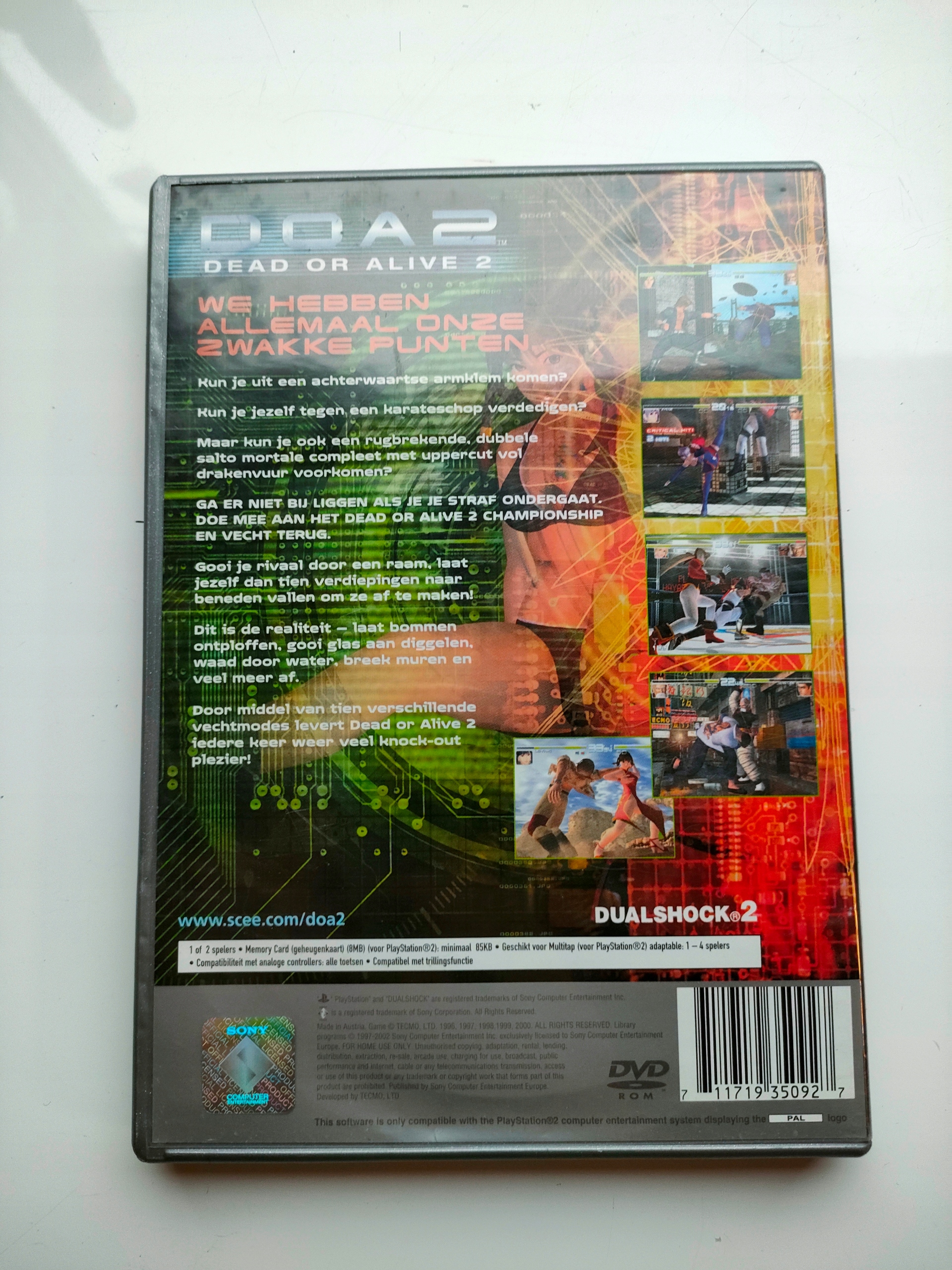 *** DOA 2 DEAD OR ALIVE 2 PLAYSTATION 2 PS2 *** Platforma Sony PlayStation 2 (PS2)