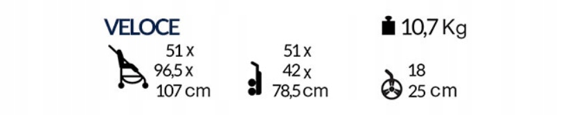 Peg Perego wózek spacerowy Veloce Mon Amour EAN (GTIN) 8005475417461