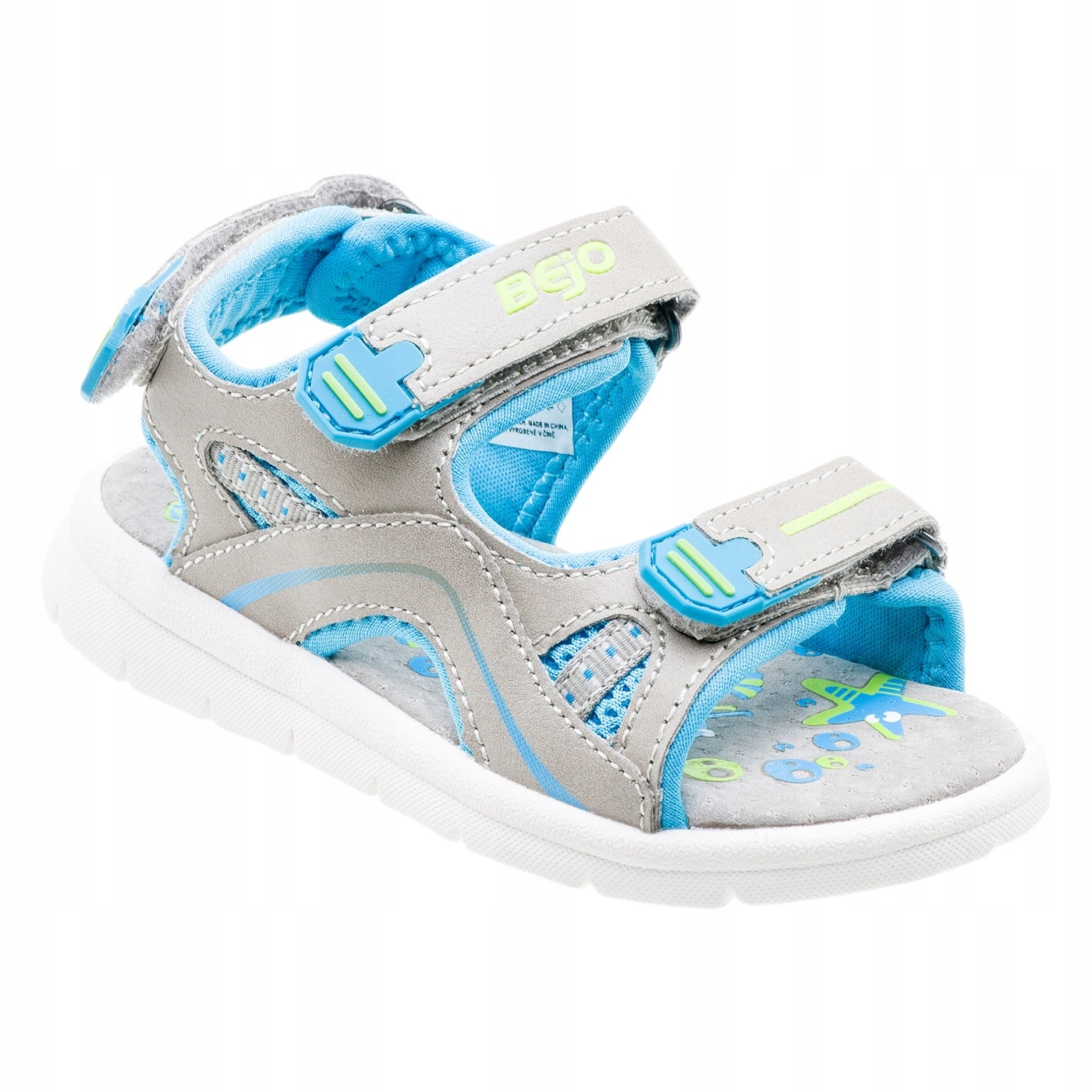 

Buty dziec. Bejo Sumter Kids Grey/Blue/L. Lime 22