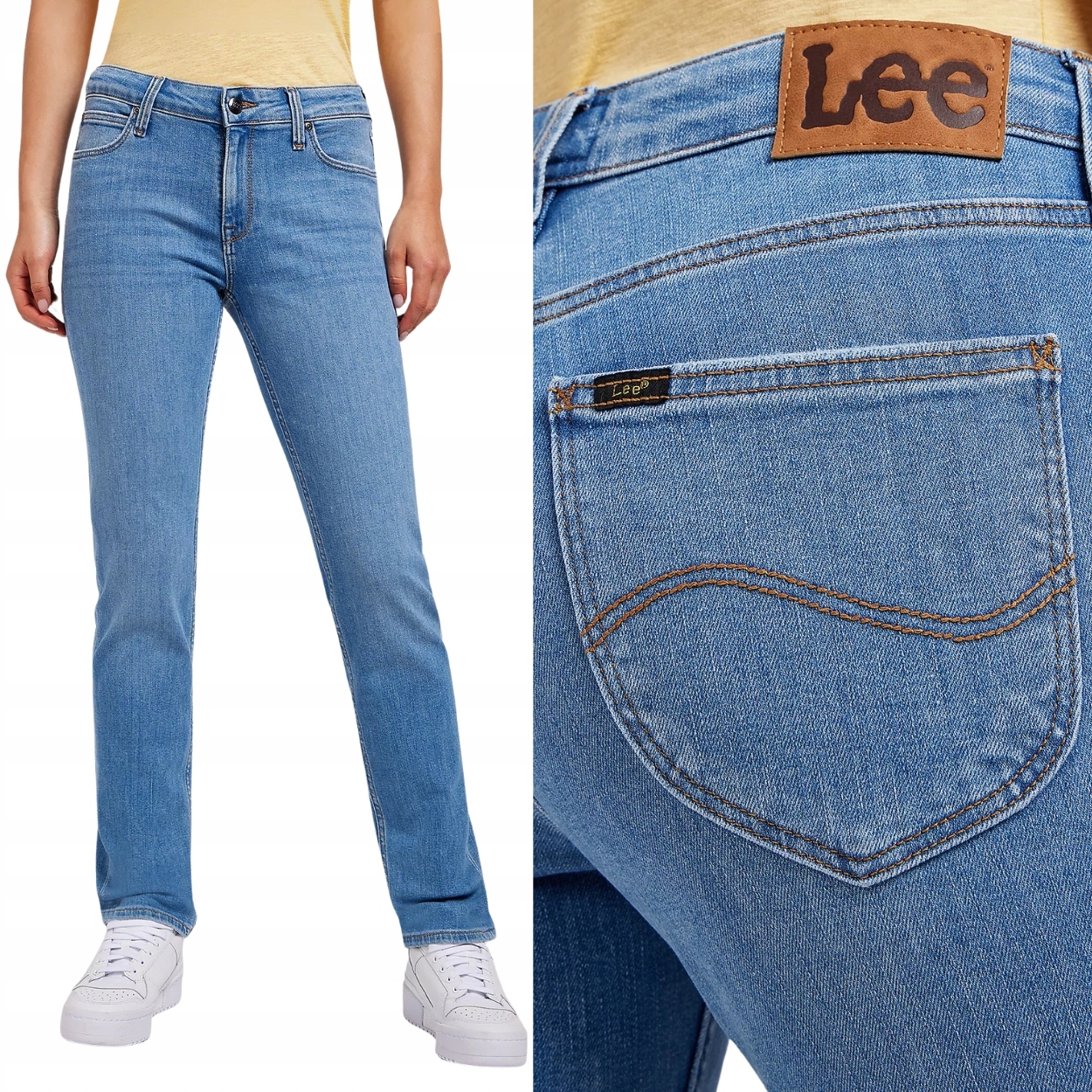 Lee Elly Slim přiléhavé jednoduché dámské džínové kalhoty W30 L31