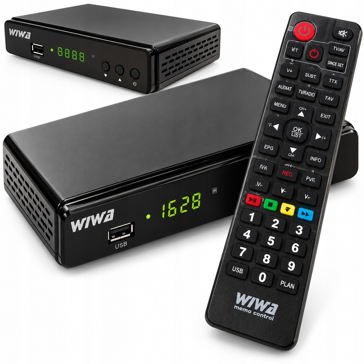 Tuner Dekodér přijímač pro pozemní Tv DVB-T2 Hevc Hdmi Pilot