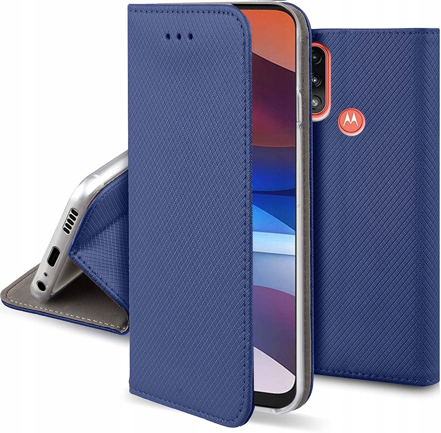

Etui do Motorola Moto E7 Power Smart Magnet Szkło