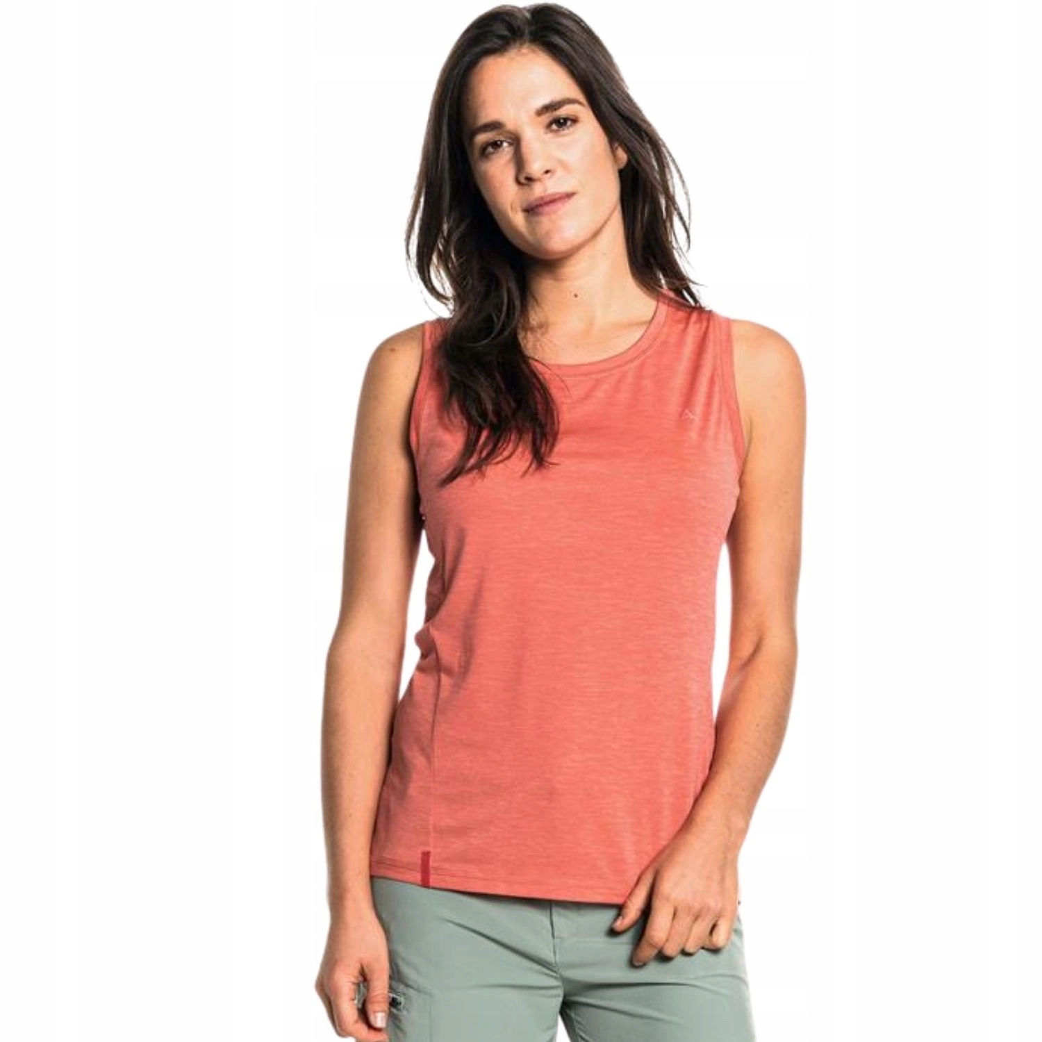 Dámské tričko Schoffel sportovní tílko bez rukávů korálové vel. XL 44