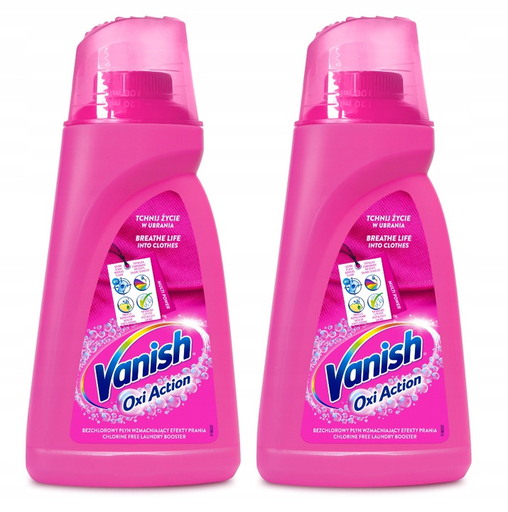 

Vanish Oxi Action Pink Odplamiacz Płyn 2x1L