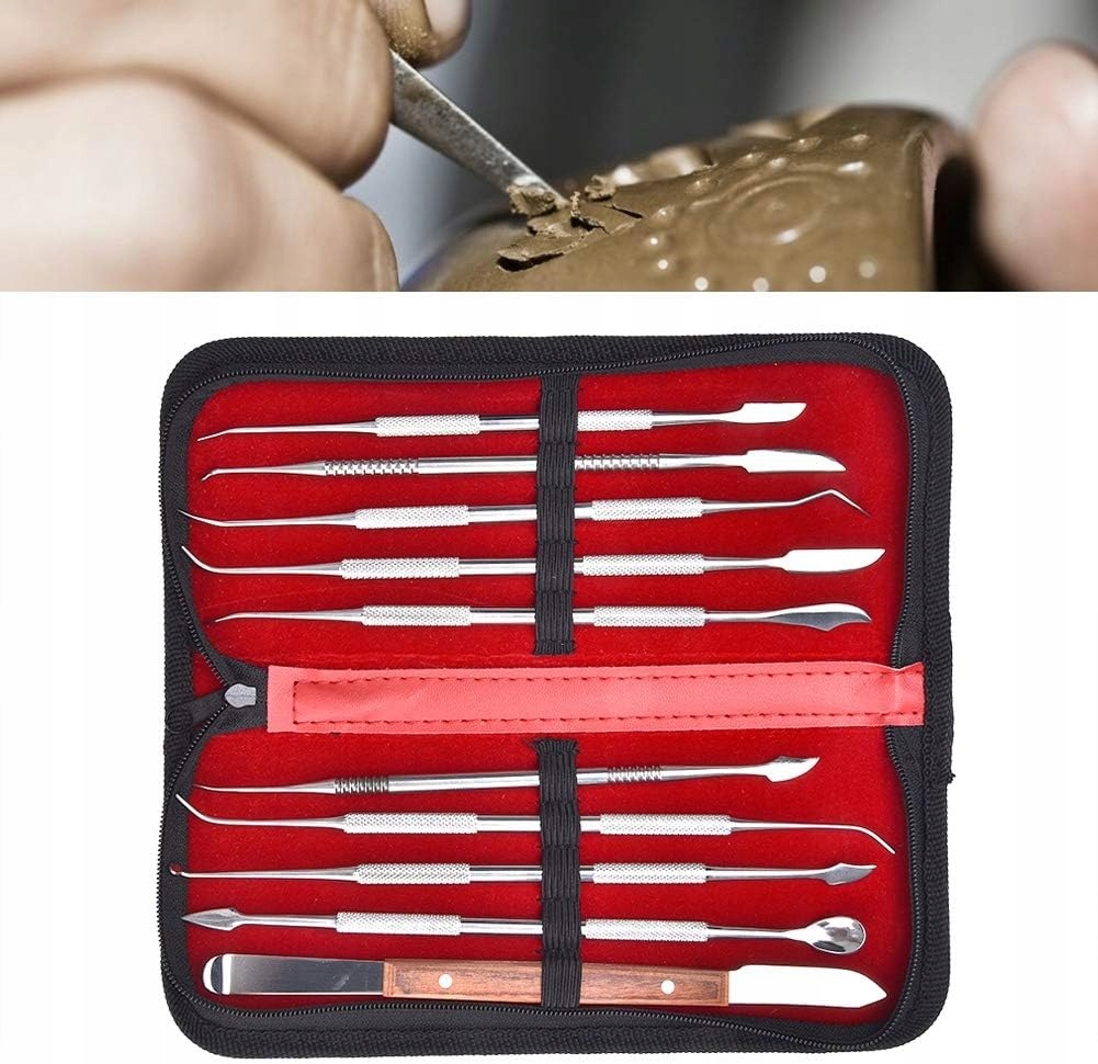 10x NARZĘDZIA GARNCARSKIE DO RZEŹBIENIA PRAC RZEŹBIARSKICH Kod producenta B0CDLQSDDW