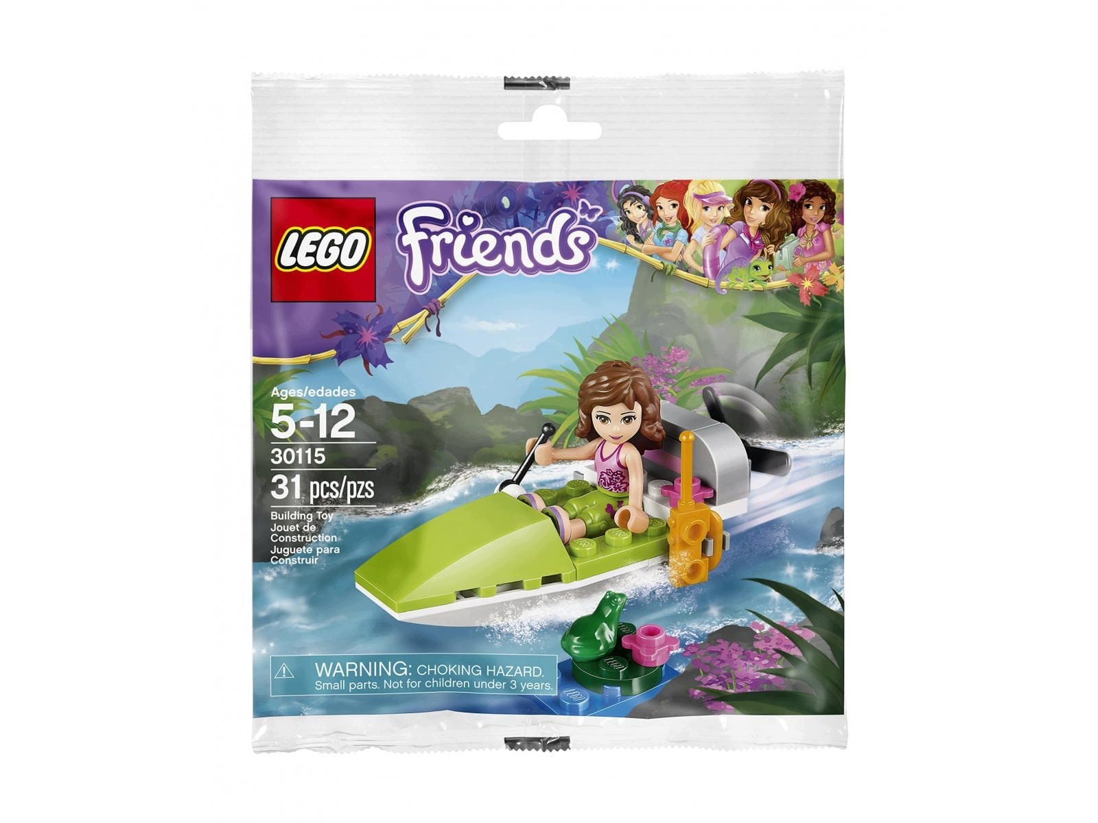 Lego Friends 30115 Jungle Boat saszetka z klockami model wycofany