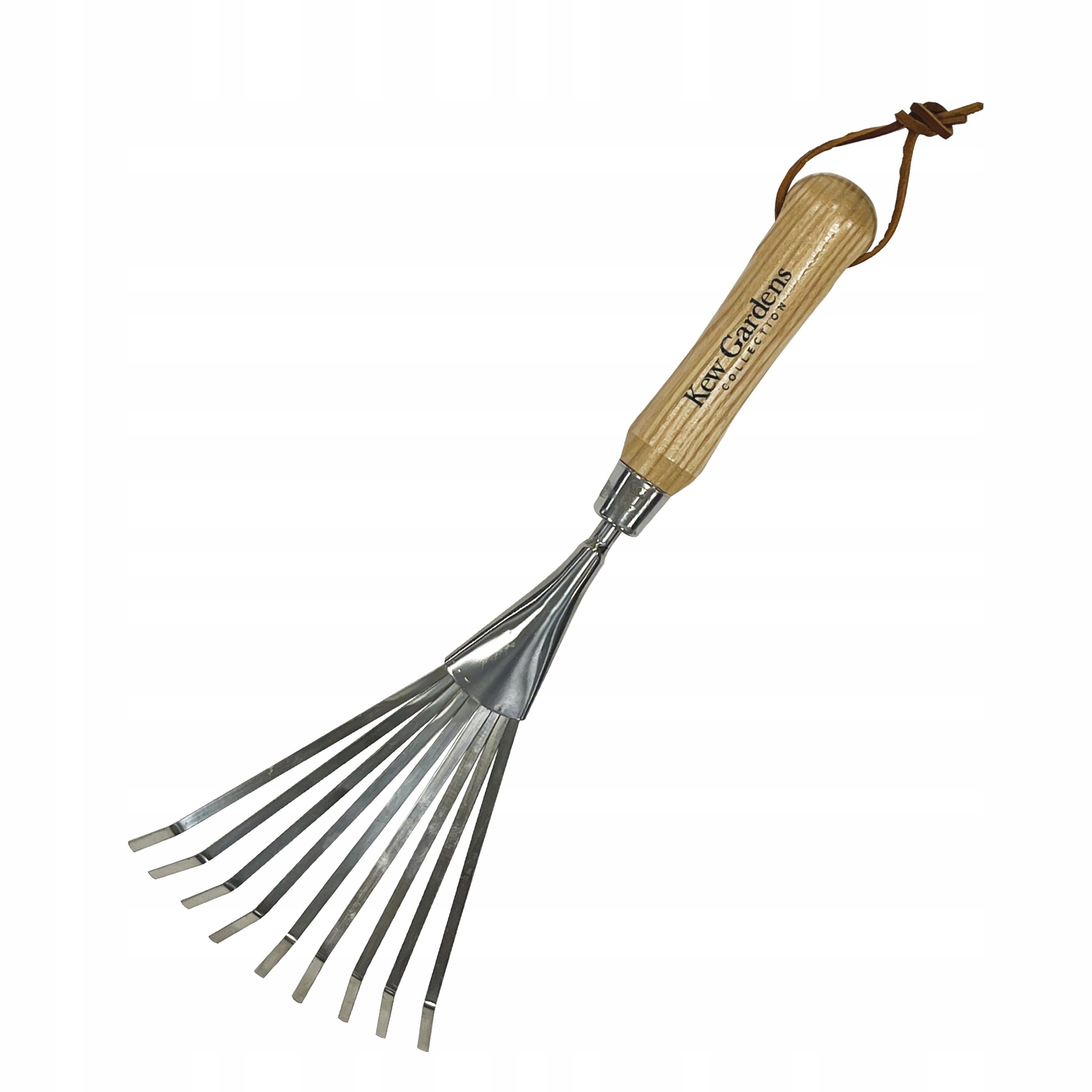 Spear & Jackson Mini ocelové hrábě pro záhony a květiny Dřevěná Rukojeť