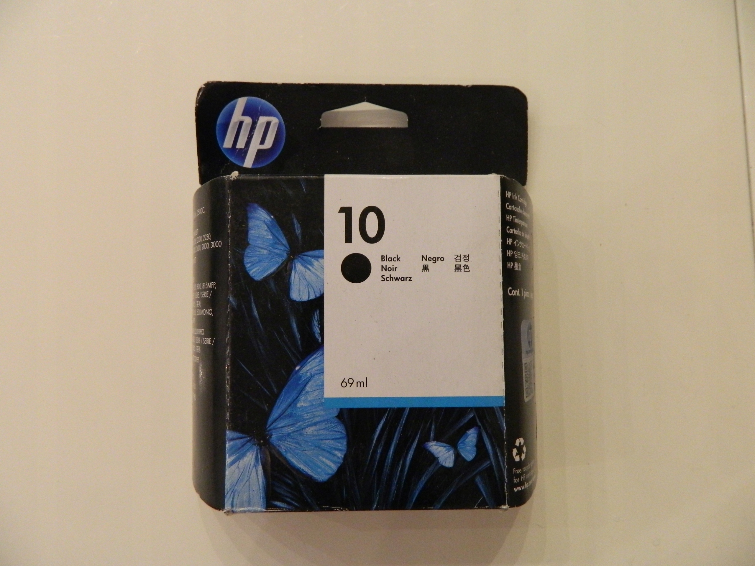 Tusz Hp 10 Black C4844A 69 ml Originál