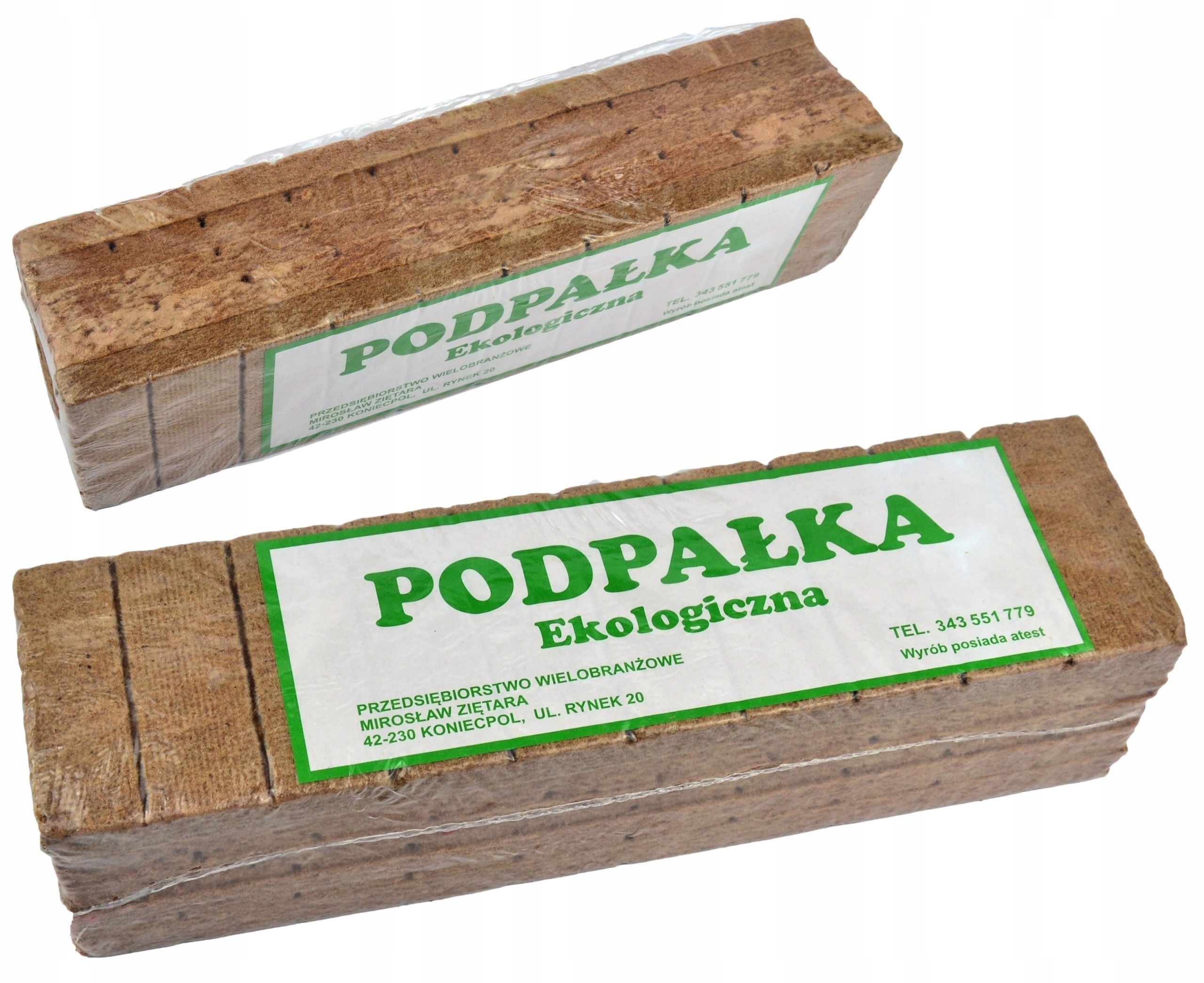 

Podpałka Bezwonna Ekologiczna rozpałka 50szt Duża