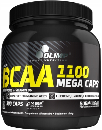 Olimp Bcaa 2:1:1 1100 Mg 300 Kapslí Silné Aminokyseliny