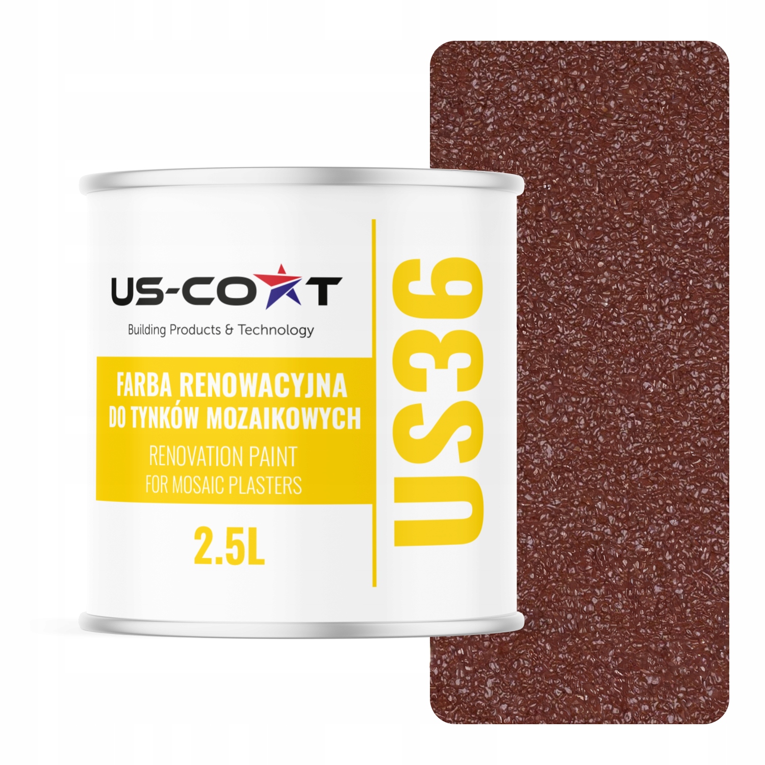 Barva na mozaikovou omítku Renovační 2.5L Rychlá obnova třešňová RAL3009