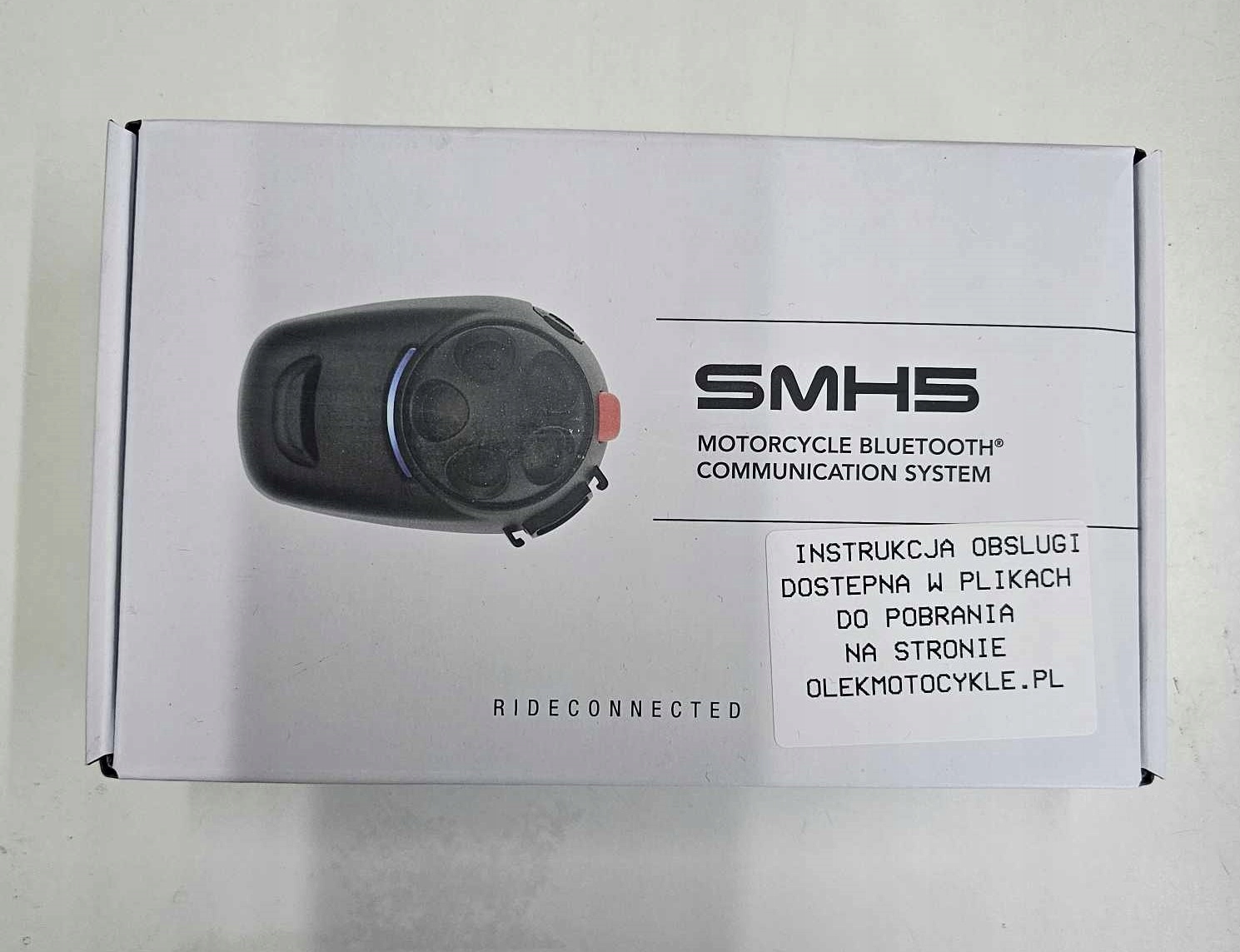 Interkom motocyklowy SENA SMH5 bluetooth 3.0 do 400m 1 zestaw Numer katalogowy producenta SMH5-10