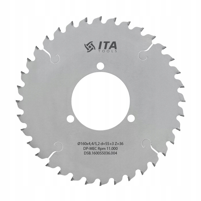 Ita Tools trapézový podřezávač Diamantový 160x55x36Z H4 Scm, Gabbiani