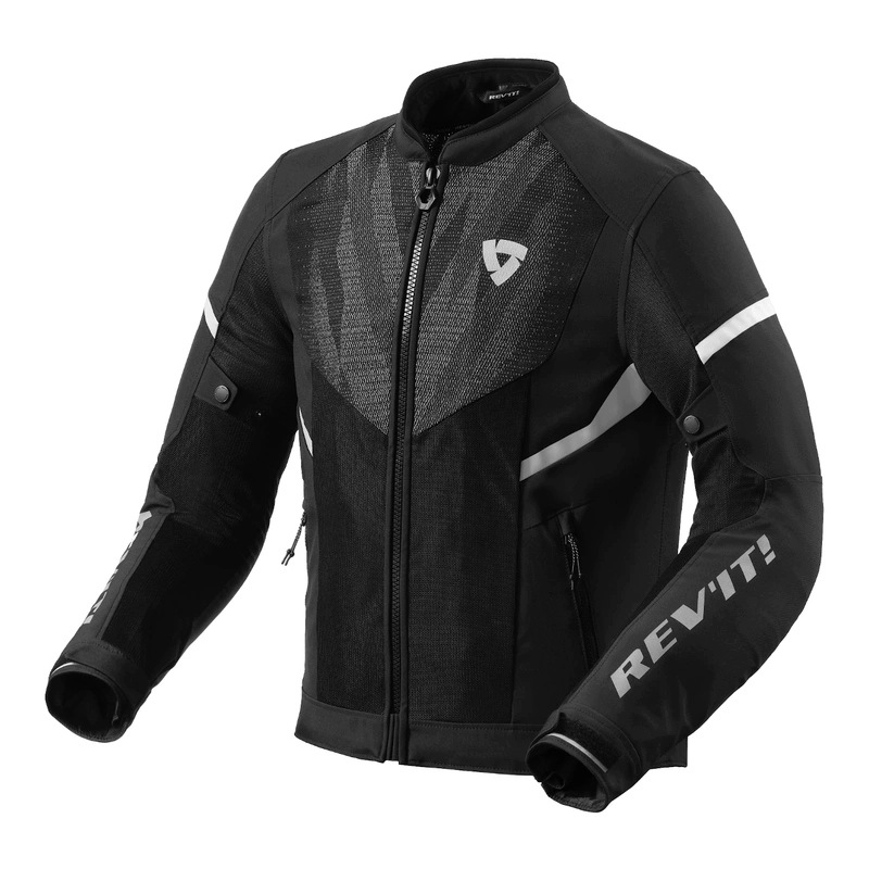 Textilná motocyklová bunda Revit Hyperspeed 2 Gt Black/white čierna biela