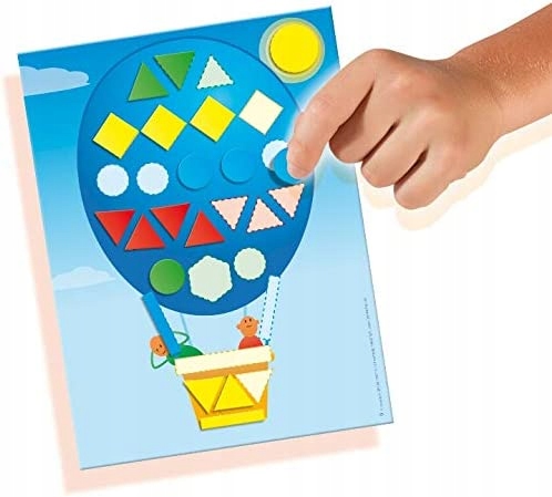 WYKLEJANKA 16+300 FIGURY GEOMETRYCZNE 3+ SES 14839 Wiek dziecka 3 lata +