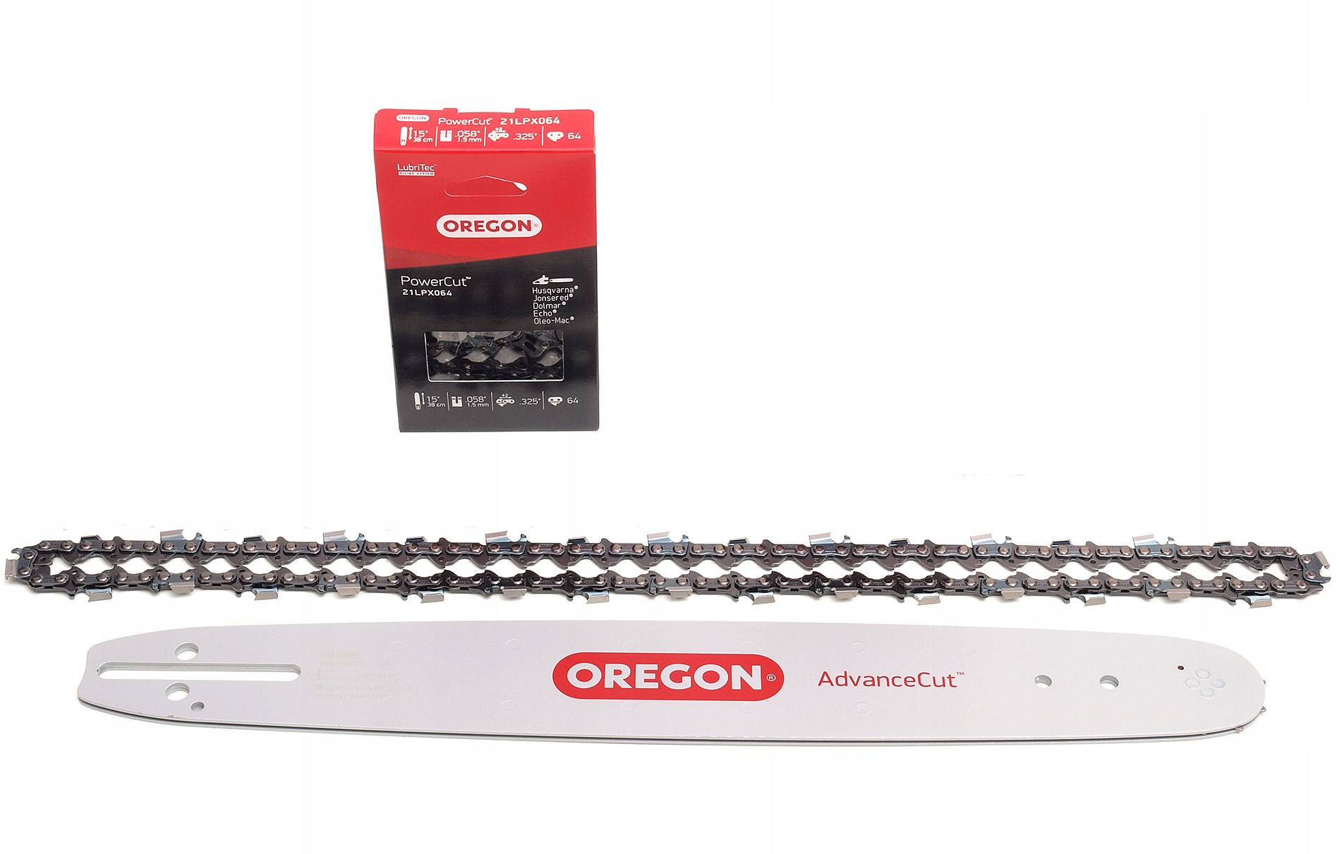 

Prowadnica 38cm łańcuch Oregon 325 1,5 Husqvarna