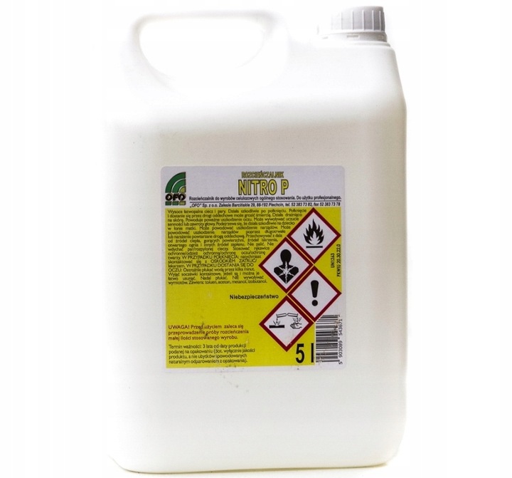 ROZPUSZCZALNIK ROZCIEŃCZALNIK NITRO OFO 5L