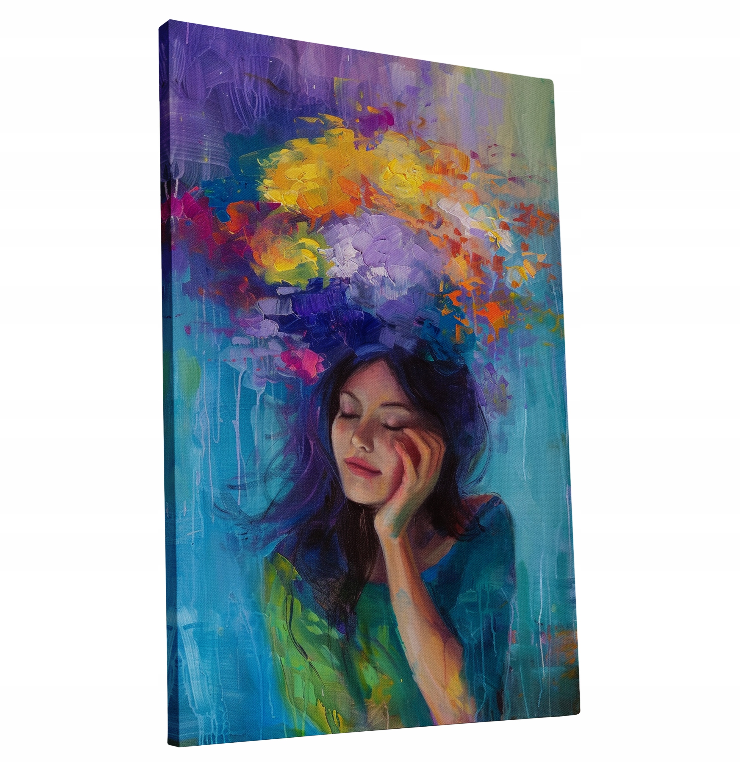 Obraz na plátně Abstraktní mystický portrét domu obývacího pokoje 80x120