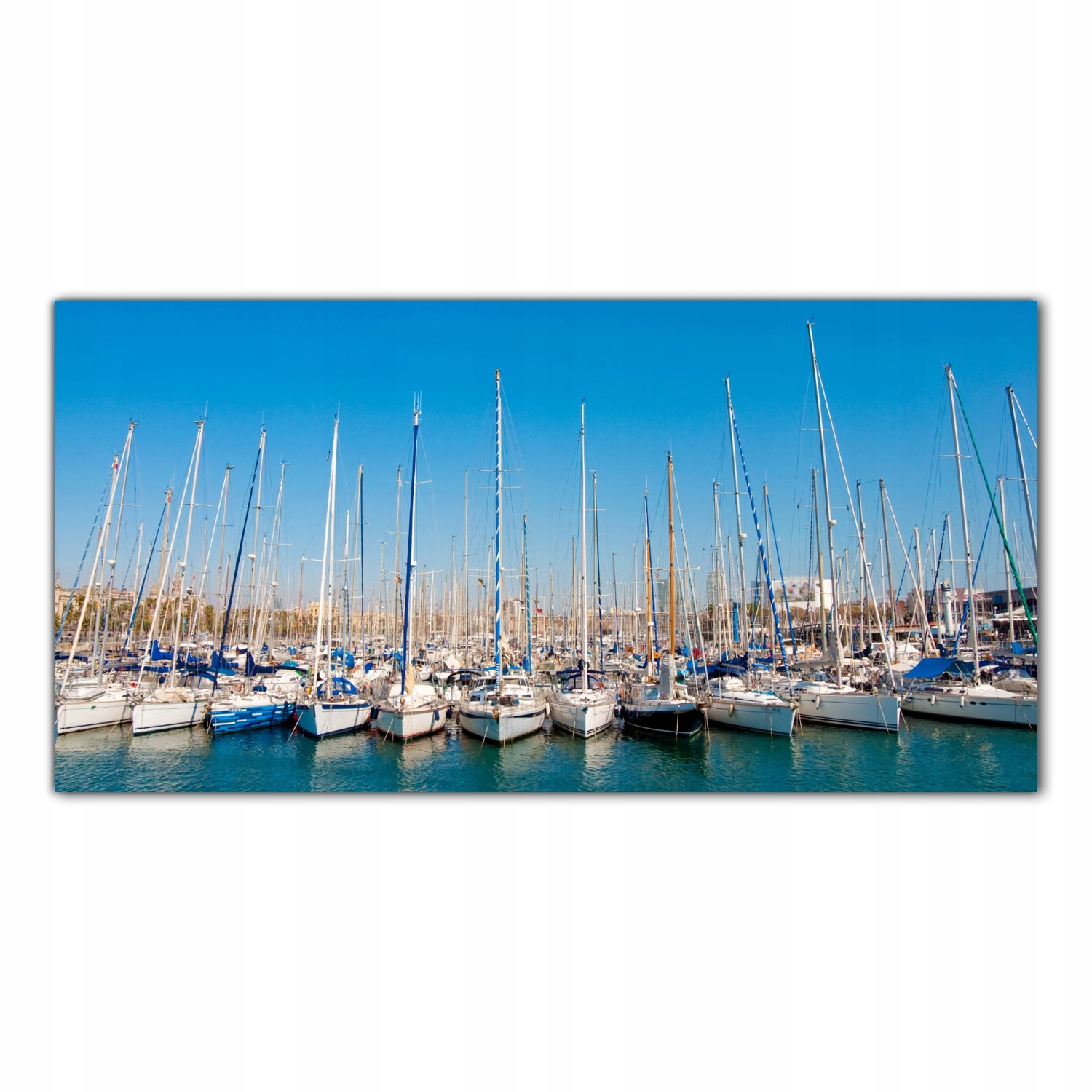 Jachty Lodě Krajina 120x60 Lacobel do kuchyně