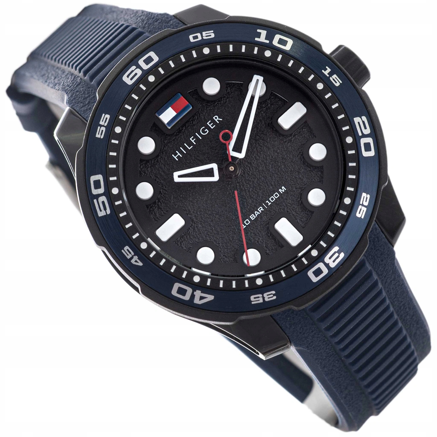 Dětské Hodinky Tommy Hilfiger 1720053 Teens Regatta, Tmavě Modrá Barva Na Řemínku