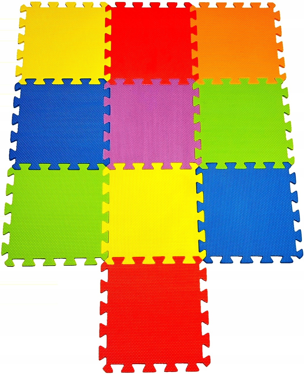 DUŻE PUZZLE PIANKOWE MATA PIANKOWA KOLOROWA 10szt Kod producenta 01