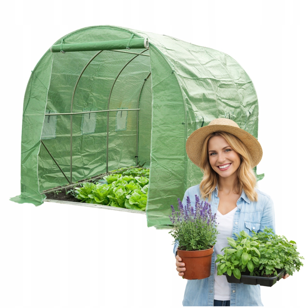 Zahradní Fóliový Tunel Skleník 6 m2 Fólie Stan UV-4 Premium 3x2 Oxalis I