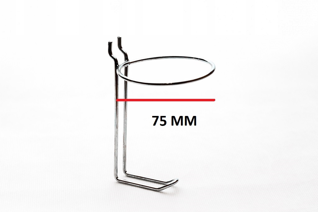 ZAWIESZKA UCHWYT DRUCIANY NA PUSZKĘ LUB SPRAY 75MM EAN (GTIN) 1111111111