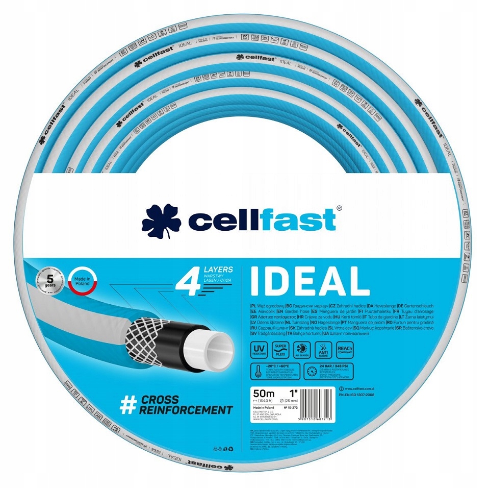 

Cellfast 10-272 Wąż Ogrodowy Ideal 1" 50 m