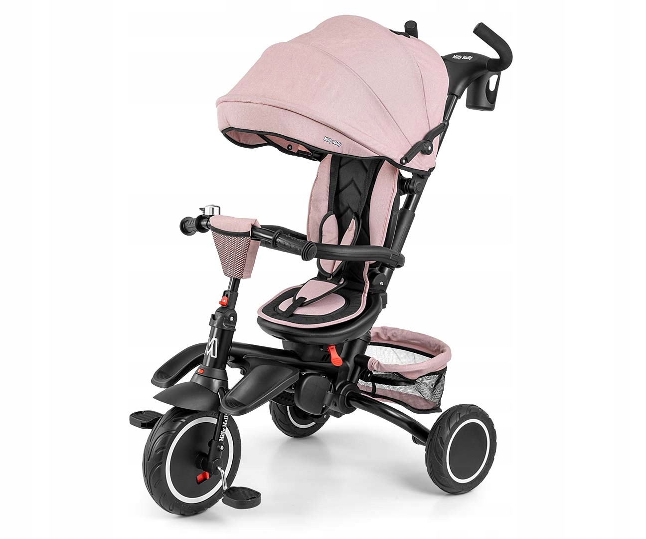 Milly Mally Rowerek Trójkołowy Stanley Rubber New Pink