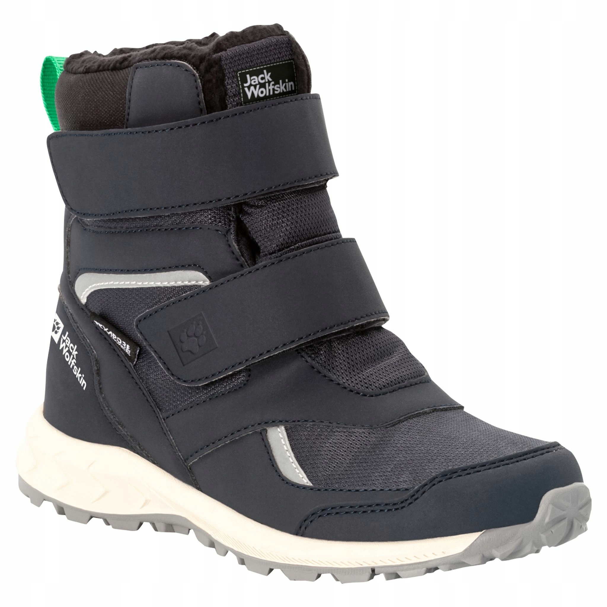 Buty zimowe dla dzieci Jack Wolfskin na rzepy 34