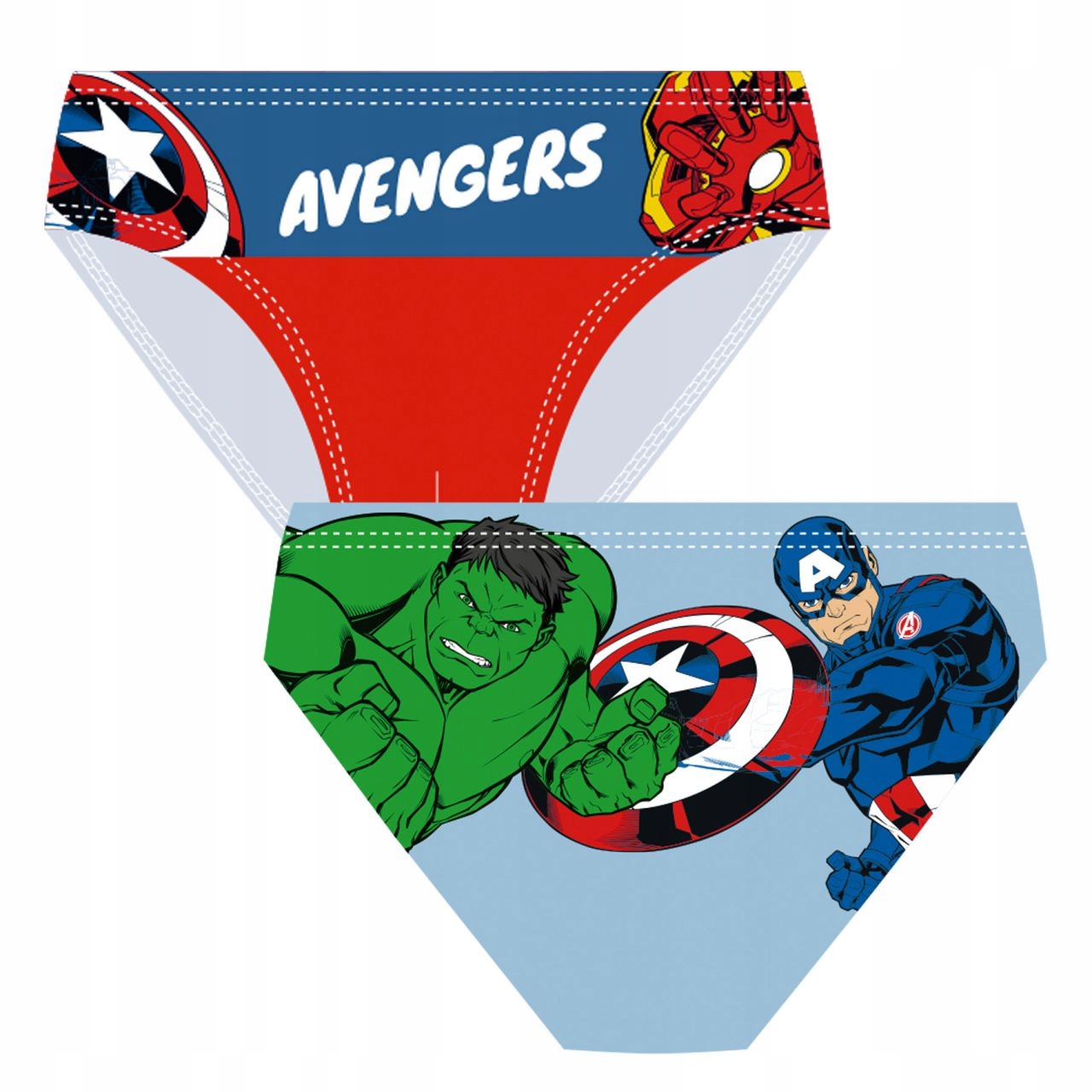 STRÓJ KĄPIELOWY AVENGERS KĄPIELÓWKI MAJTKI 98/104 CHŁOPIĘCE 2 SZT Marka Hopki